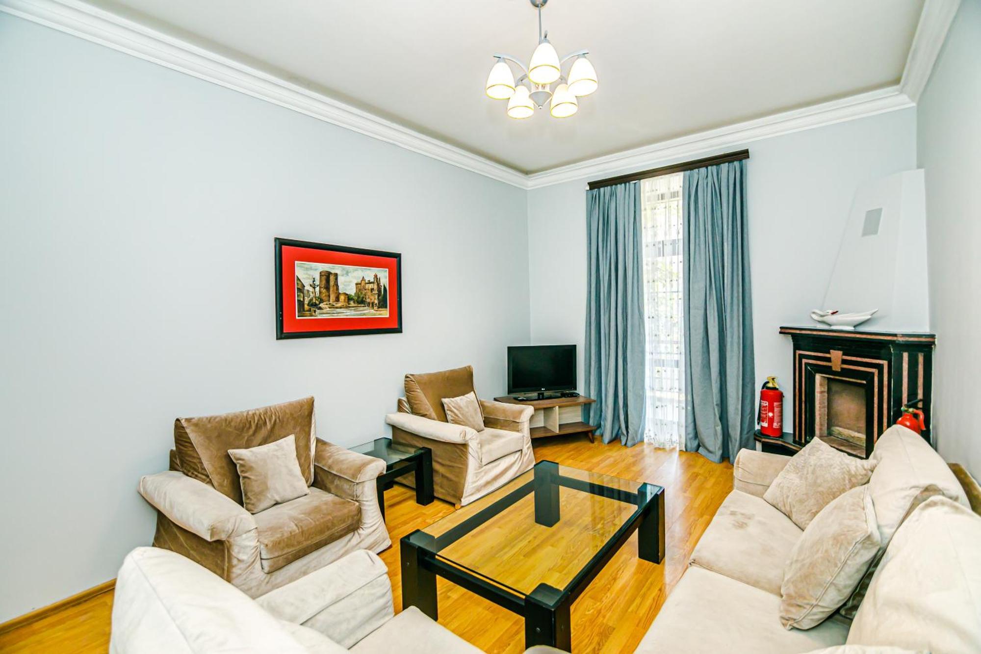 Azneft Royal Suite Apartment Sea View Bakú Exterior foto